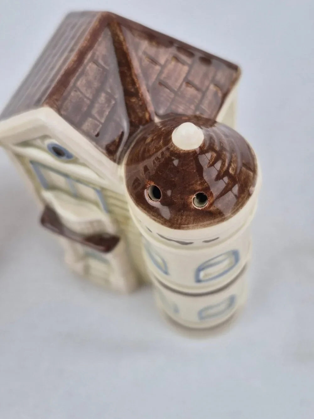 Vintage Otagiri Victorian House Salt & Pepper Shaker Set Made in Japan
